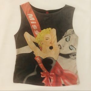 Miss USA Marilyn Monroe Ultra Suede Tank Top